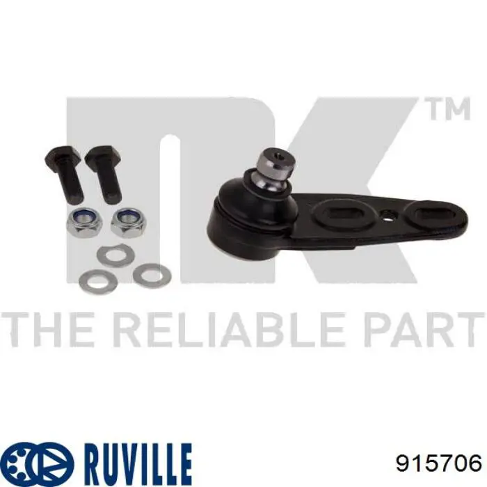 Нижняя правая шаровая опора Ruville 915706 цена, от 11.27 USD