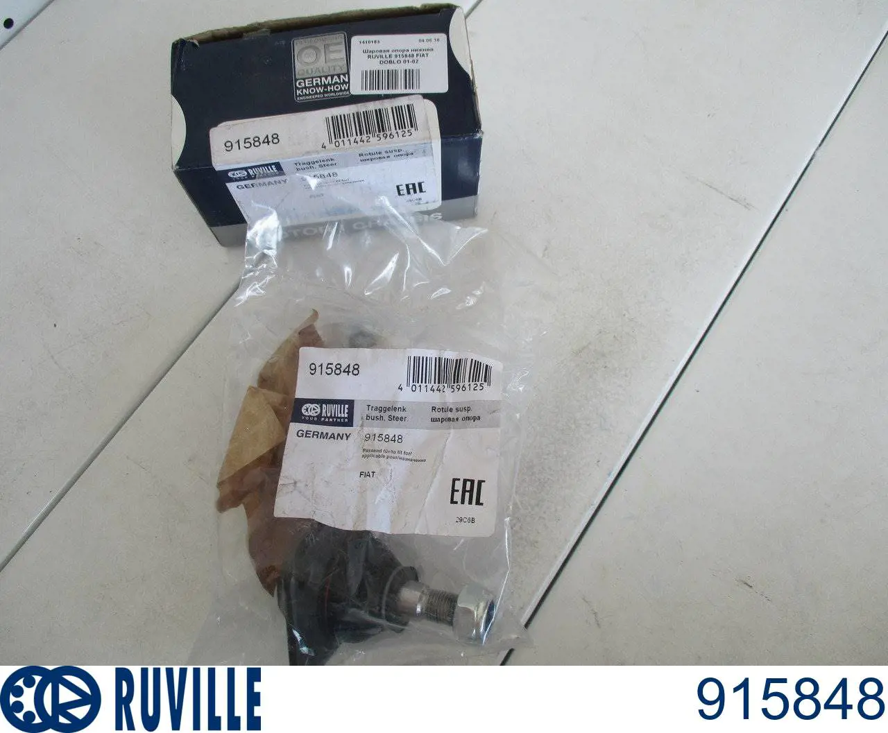 915848 Ruville Палец шаровой нижний