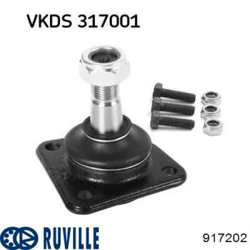 Купить 917202 Ruville Верхняя шаровая опора