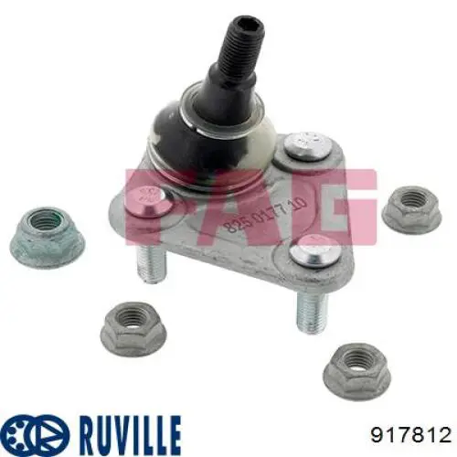 917812 Ruville Левая нижняя шаровая опора