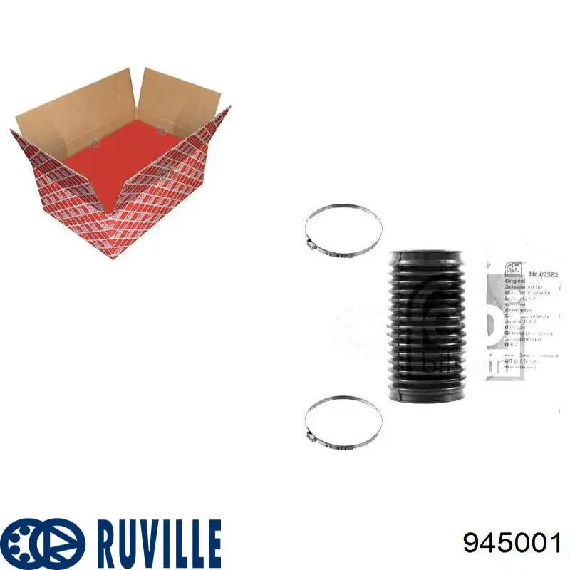 945001 Ruville Пыльник рулевого механизма/рейки, правый
