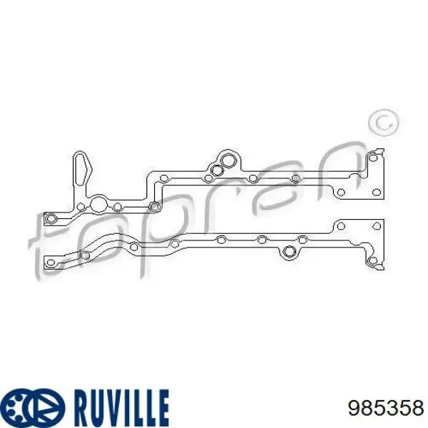 985358 Ruville Сайлентблоки передней балки