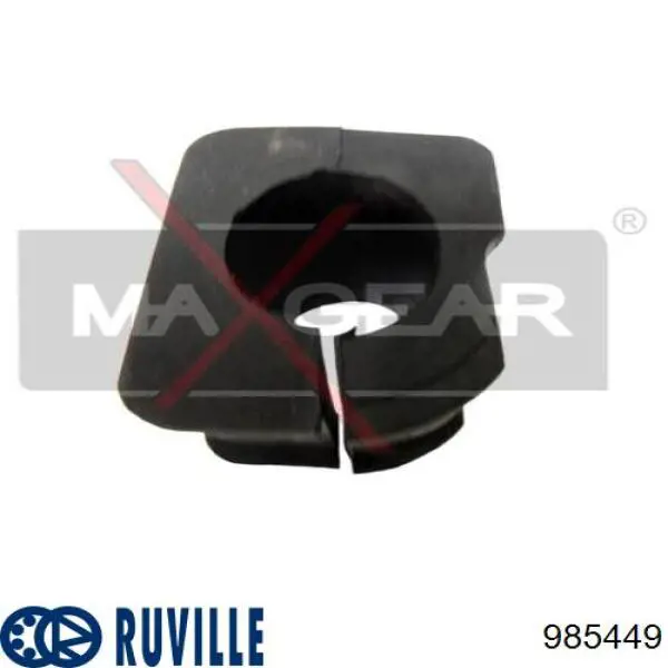 Втулка стабилизатора переднего левая Ruville 985449 цена, от 1.39 USD