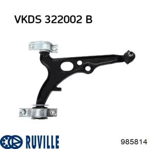 985814 Ruville Сайлентблок нижнего переднего рычага