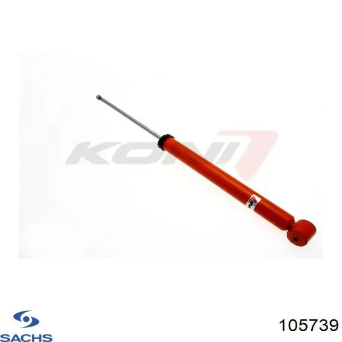 Задний амортизатор Sachs 105739