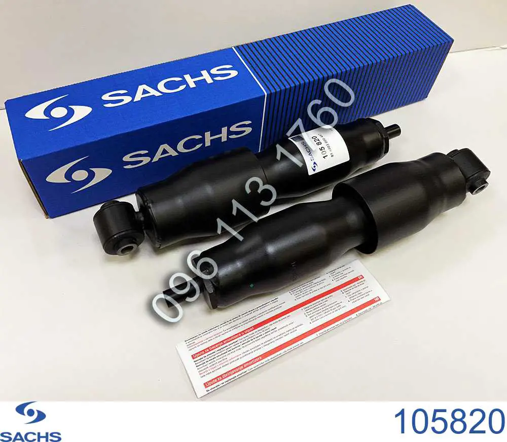 Задний амортизатор Sachs 105820
