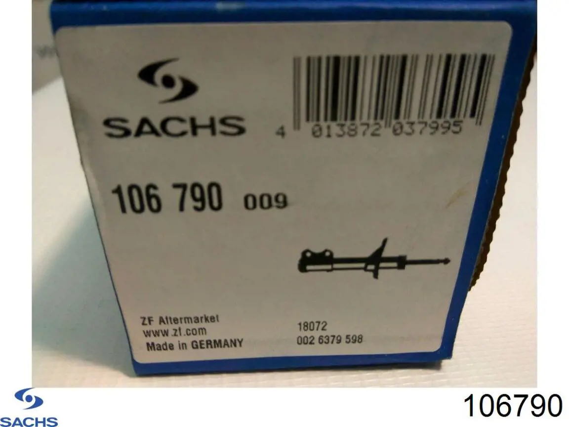 Купить 106790 Sachs Амортизатор передней подвески