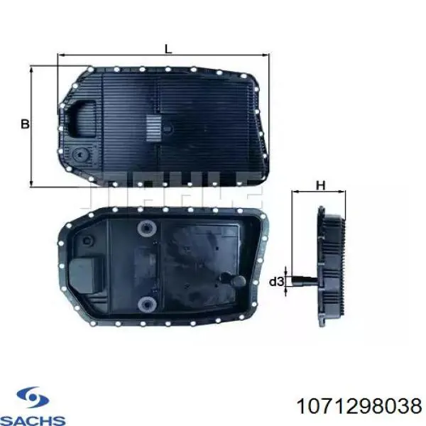 1071298038 Sachs Поддон АКПП