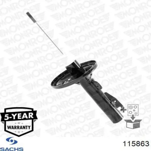 Купить 115863 Sachs Амортизатор передней подвески
