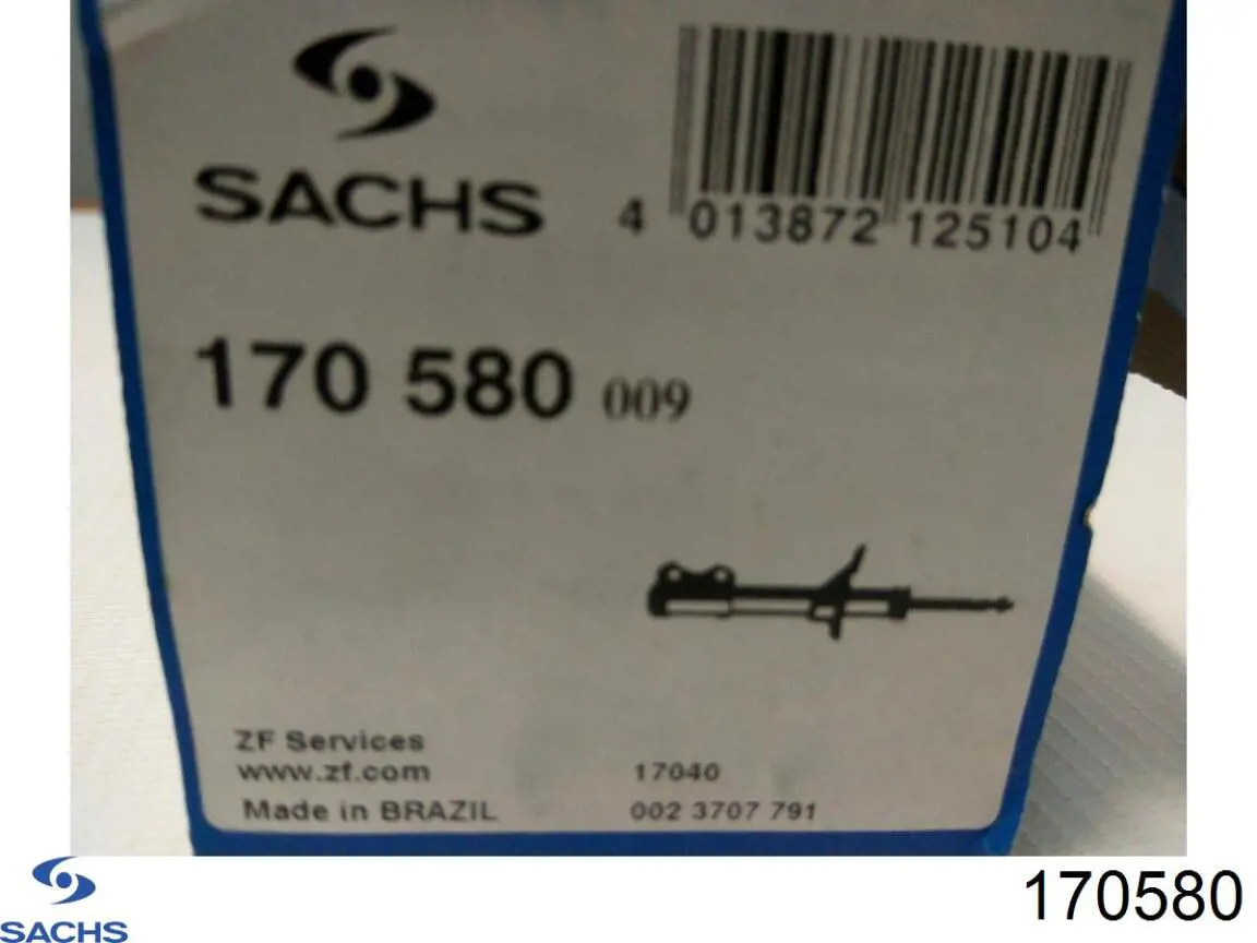 Стойка амортизатора задняя Sachs 170580 цена, от 35.82 USD