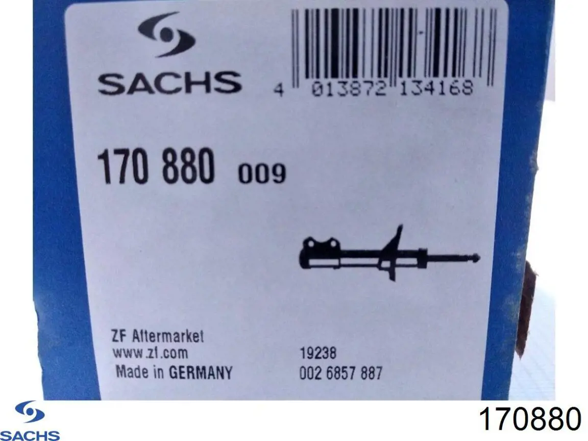 Купить 170880 Sachs Амортизатор передней подвески