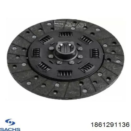 1861291136 Sachs диск сцепления