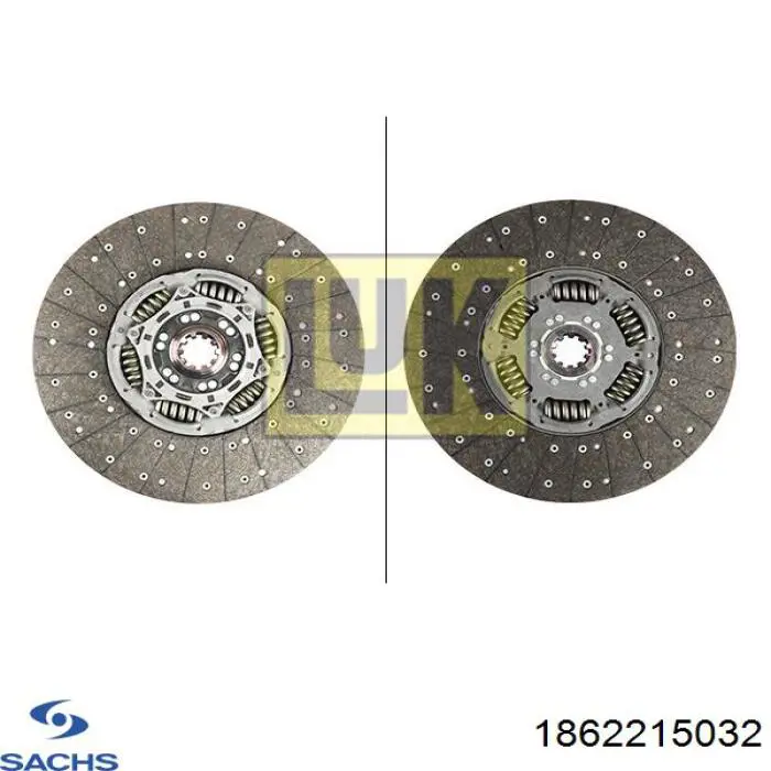 Купить 1862215032 Sachs Диск сцепления
