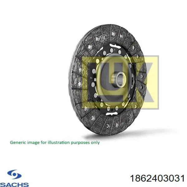 Диск сцепления 1862403031 Sachs