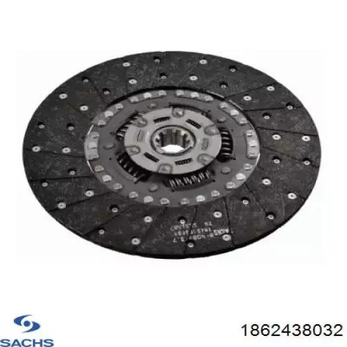1878634254 Sachs Диск сцепления ведомый