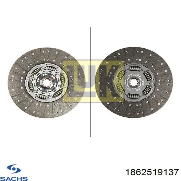 1862519137 Sachs диск сцепления