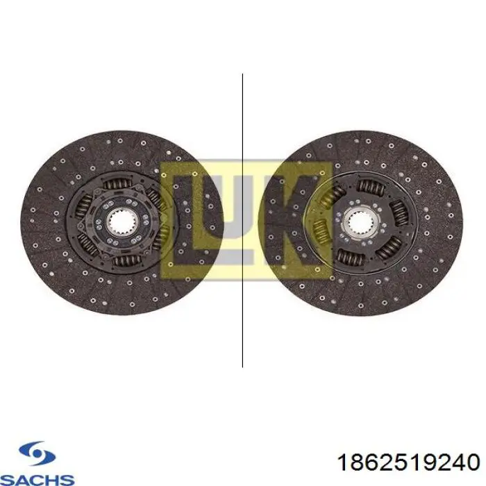 1862519240 Sachs диск сцепления