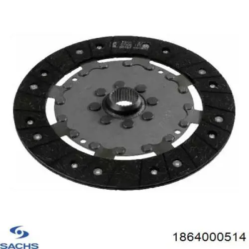 Диск сцепления Sachs 1864000514 цена, от 339.75 USD