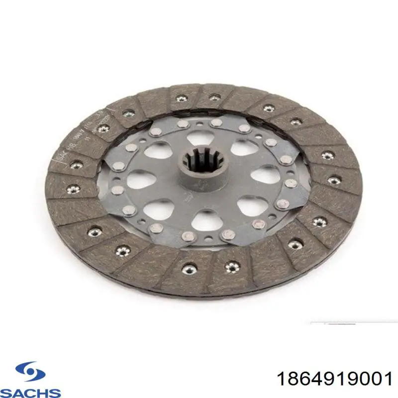 1864919001 Sachs Диск сцепления ведомый