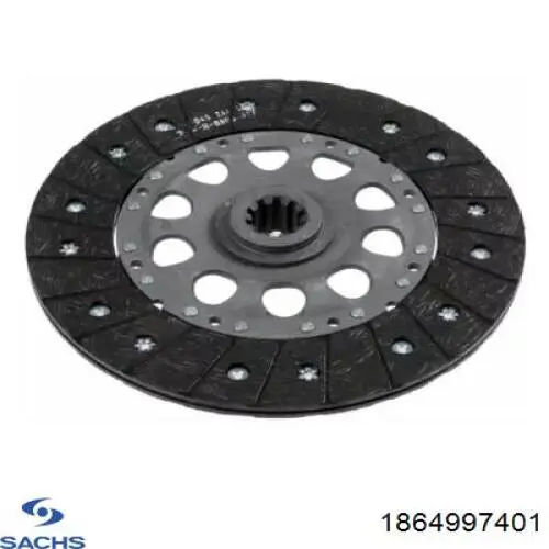 Диск сцепления 1864997401 Sachs