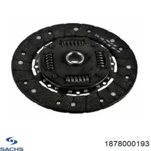Купить 1878000193 Sachs Диск сцепления