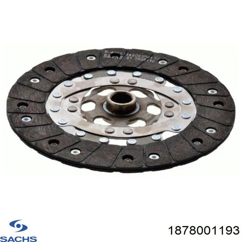 Купить 1878001193 Sachs Диск сцепления