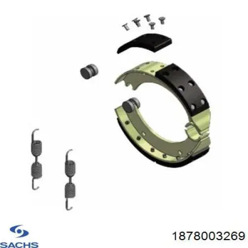 Диск сцепления 1878003269 Sachs