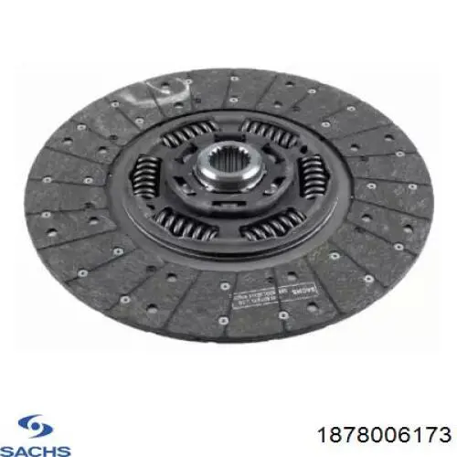 Диск сцепления Sachs 1878006173 цена, от 521.43 USD