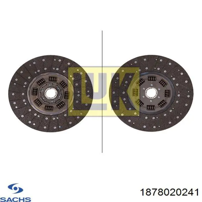 Диск сцепления Sachs 1878020241