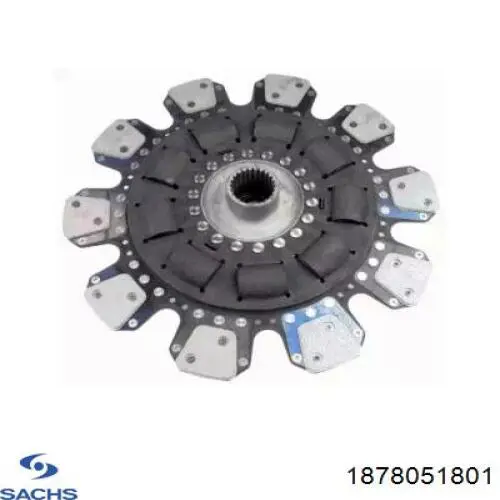 1878051801 Sachs Диск сцепления ведомый