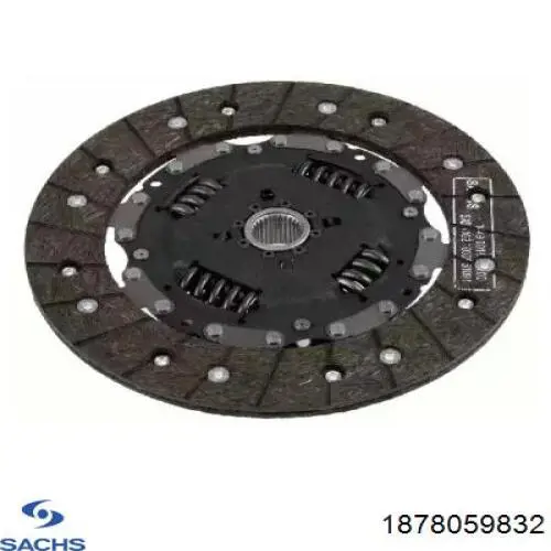 Диск сцепления 1878059832 Sachs