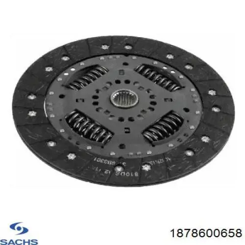 Диск сцепления 1878600658 Sachs