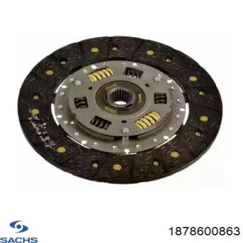 Диск сцепления Sachs 1878600863 цена, от 29.60 USD