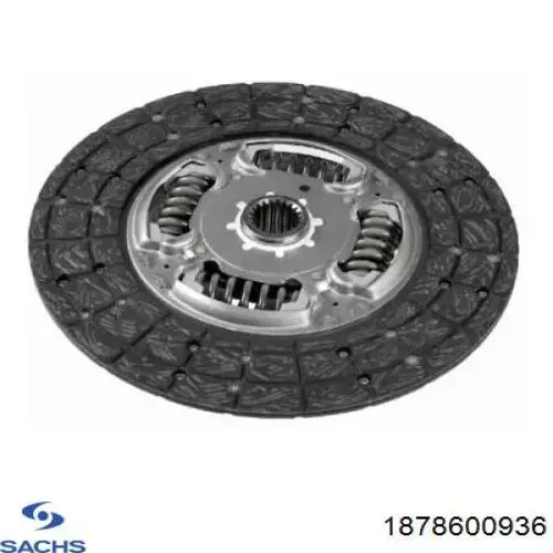 Диск сцепления Sachs 1878600936 цена, от 81.58 USD
