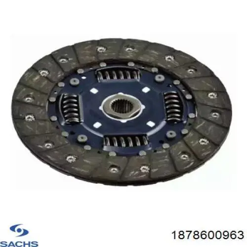 Диск сцепления 1878600963 Sachs
