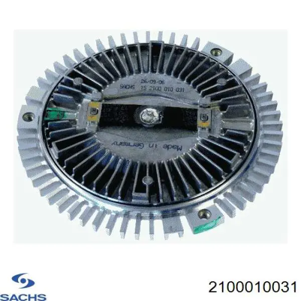 Вискомуфта (вязкостная муфта) вентилятора охлаждения Sachs 2100010031