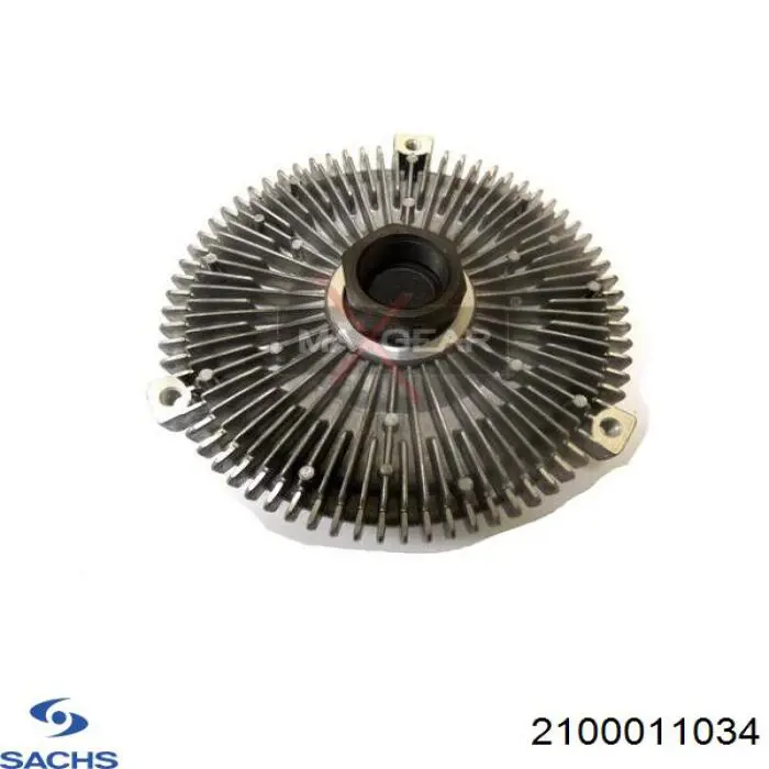 Embrague, ventilador del radiador 2100011034 Sachs