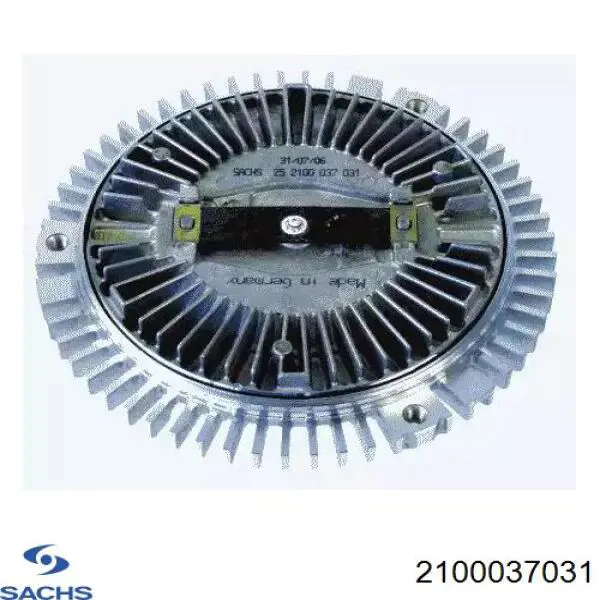 Вискомуфта (вязкостная муфта) вентилятора охлаждения Sachs 2100037031