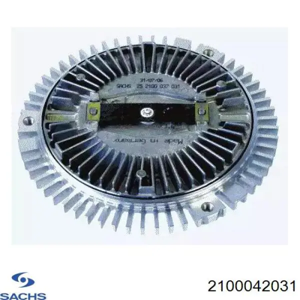 Вискомуфта вентилятора 2100042031 Sachs