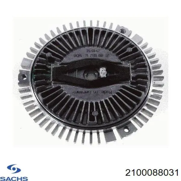 Вискомуфта (вязкостная муфта) вентилятора охлаждения SACHS 2100088031