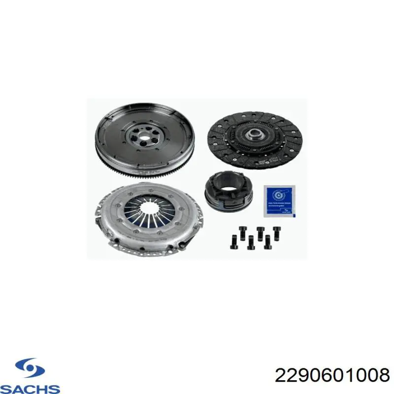 Комплект сцепления (3 части) Sachs 2290601008 цена, от 507.68 USD