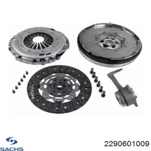 Купить 2290601009 Sachs Комплект сцепления (диск, корзина, подшипник)