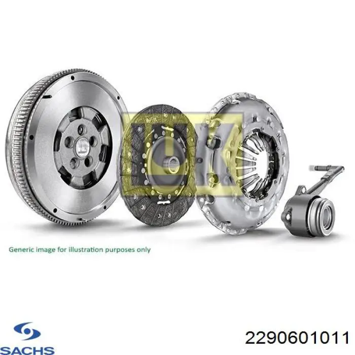 Купить 2290601011 Sachs Комплект сцепления (диск, корзина, подшипник)