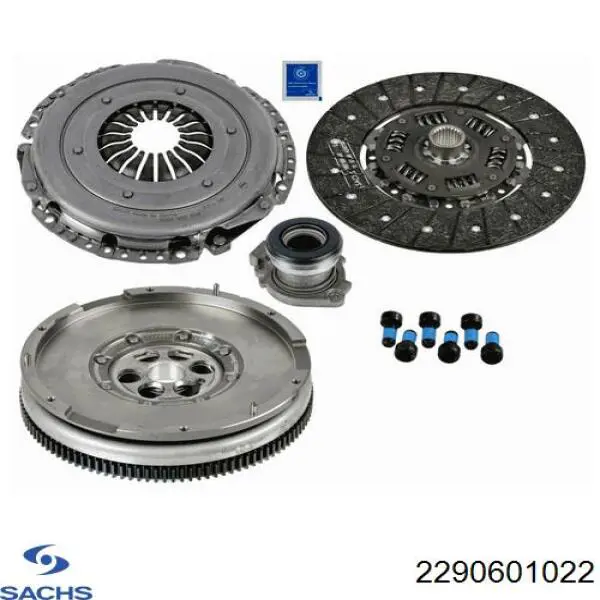 Купить 2290601022 Sachs Комплект сцепления (диск, корзина, подшипник)