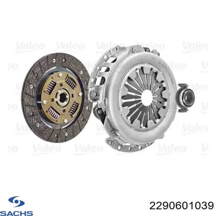 Комплект сцепления (3 части) Sachs 2290601039 цена, от 321.48 USD