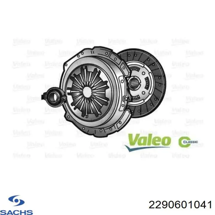 Комплект сцепления (3 части) Sachs 2290601041 цена, от 574.49 USD