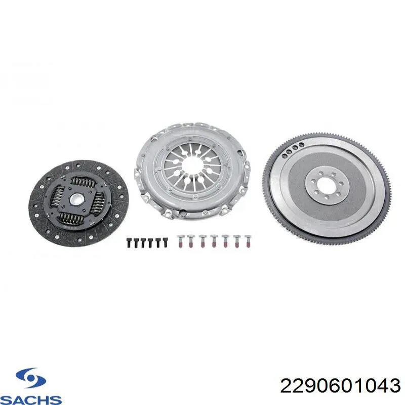 Купить 2290601043 Sachs Комплект сцепления (диск, корзина, подшипник)