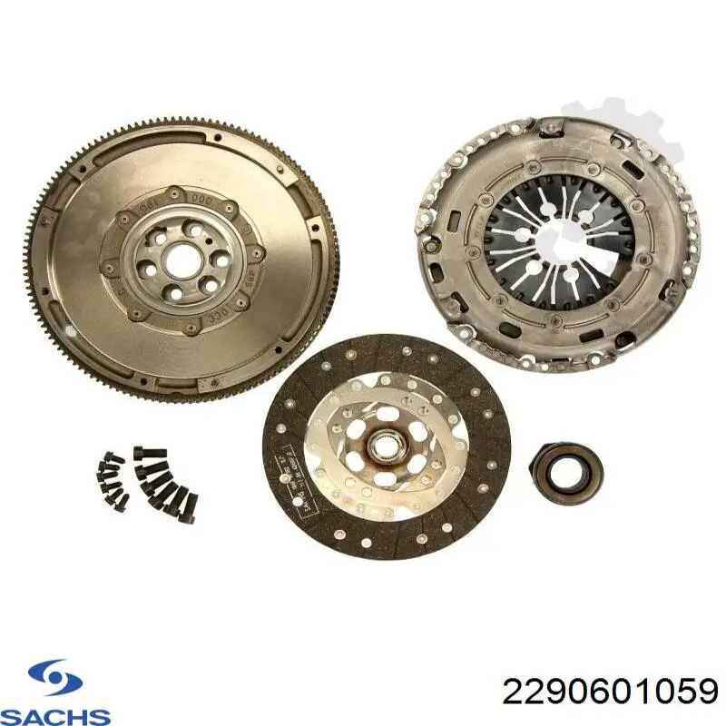 Купить 2290601059 Sachs Комплект сцепления (диск, корзина, подшипник)