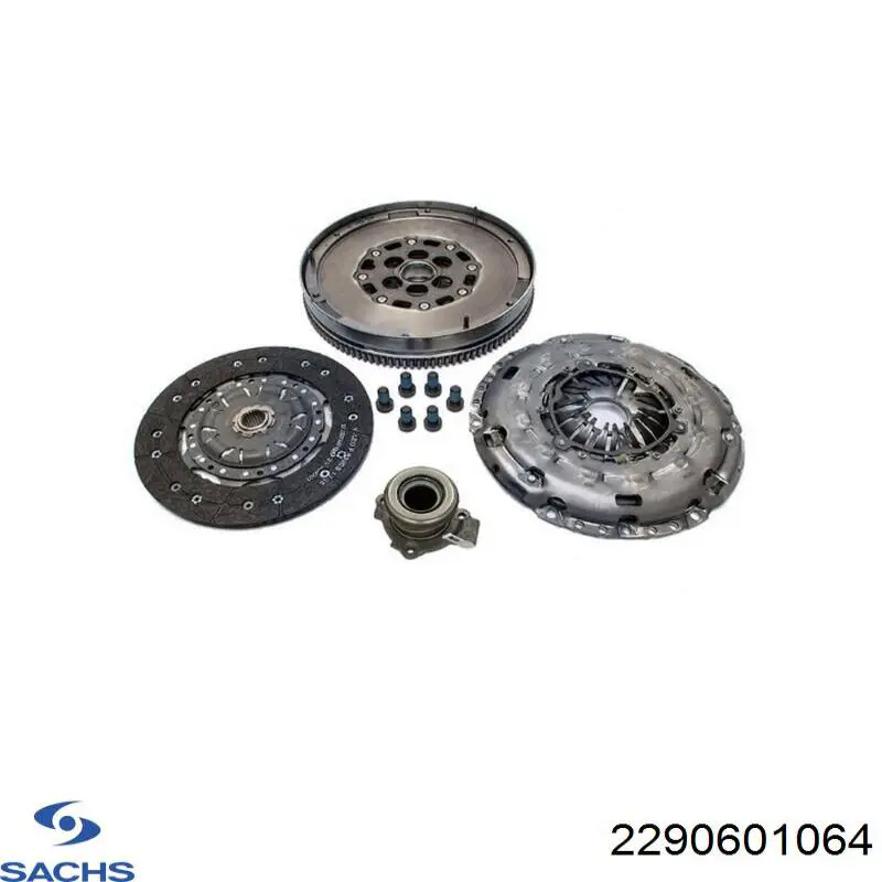 Купить 2290601064 Sachs Комплект сцепления (диск, корзина, подшипник)