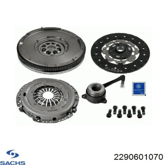 Купить 2290601070 Sachs Комплект сцепления (диск, корзина, подшипник)